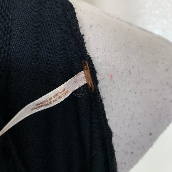 Free People Black Crochet Bell Sleeve Lined Dress - Picture 7 of 7